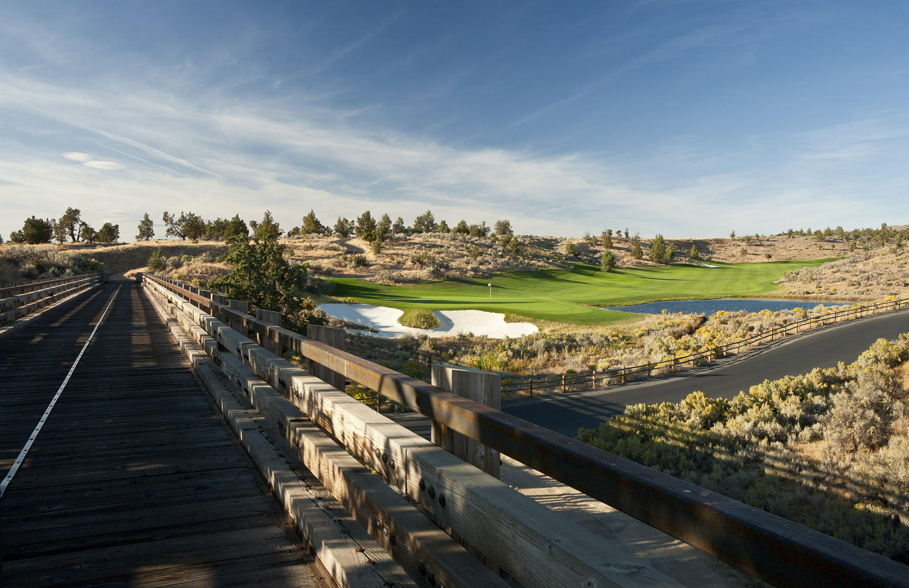Brasada Ranch Golf Resort #18 Bridge - Oregon